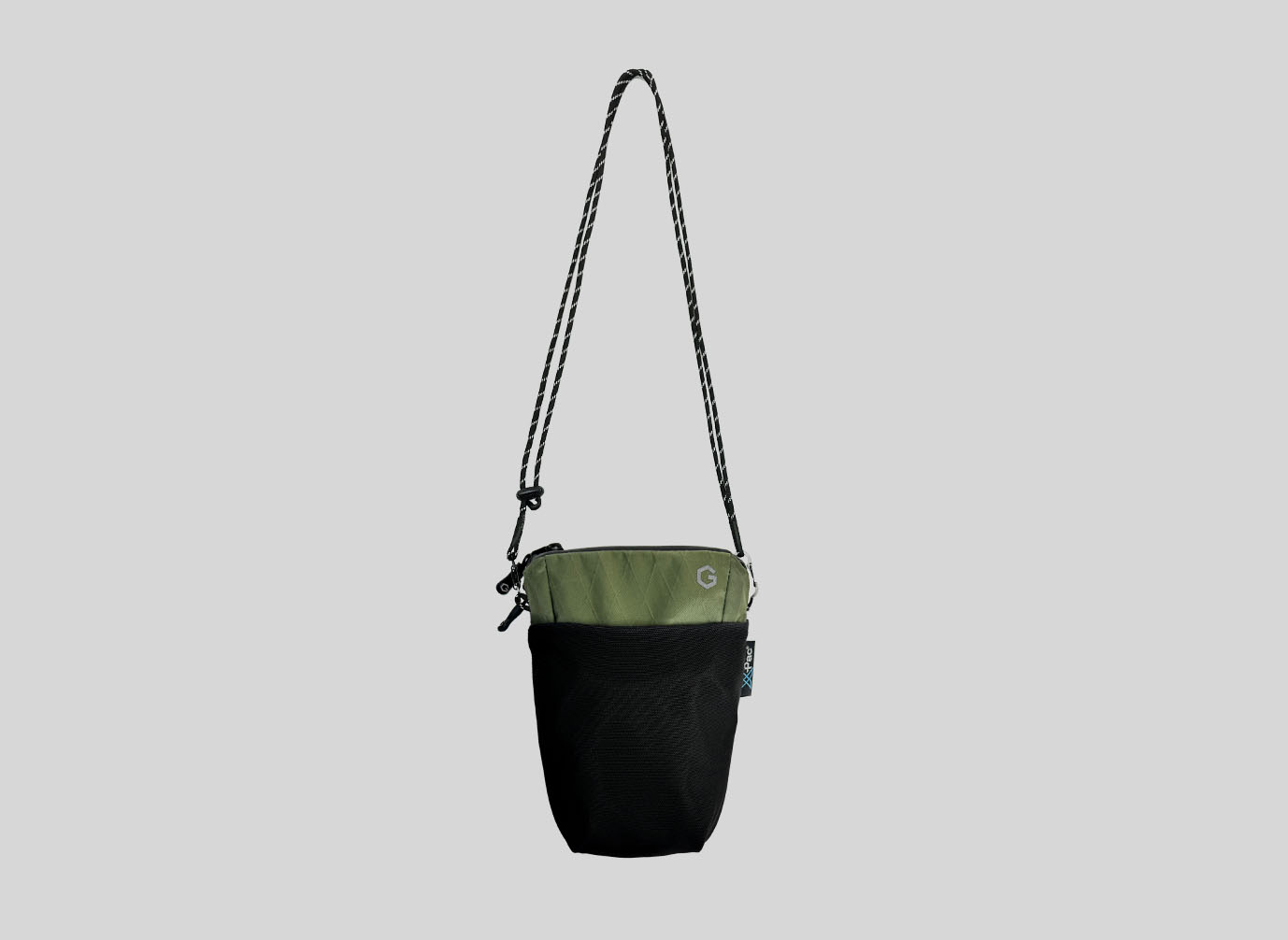 Saddle Bag_Green_Front with Strap_02descr