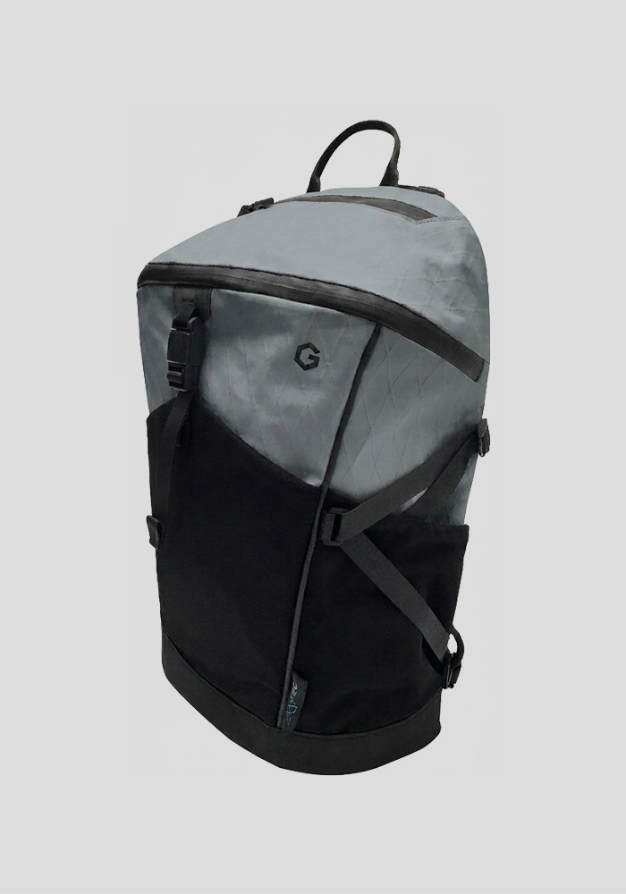 Water resistant ultra light backpack for Brompton bikes in grey - Image 3