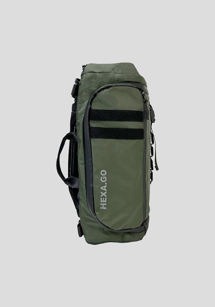 Water resistant 20L rover backpack for Brompton bikes in olive green - Image 3