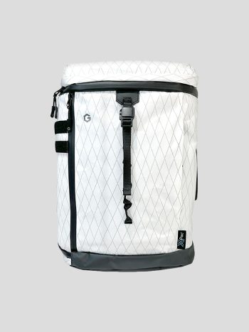 Water resistant 20L rover backpack for Brompton bikes in white