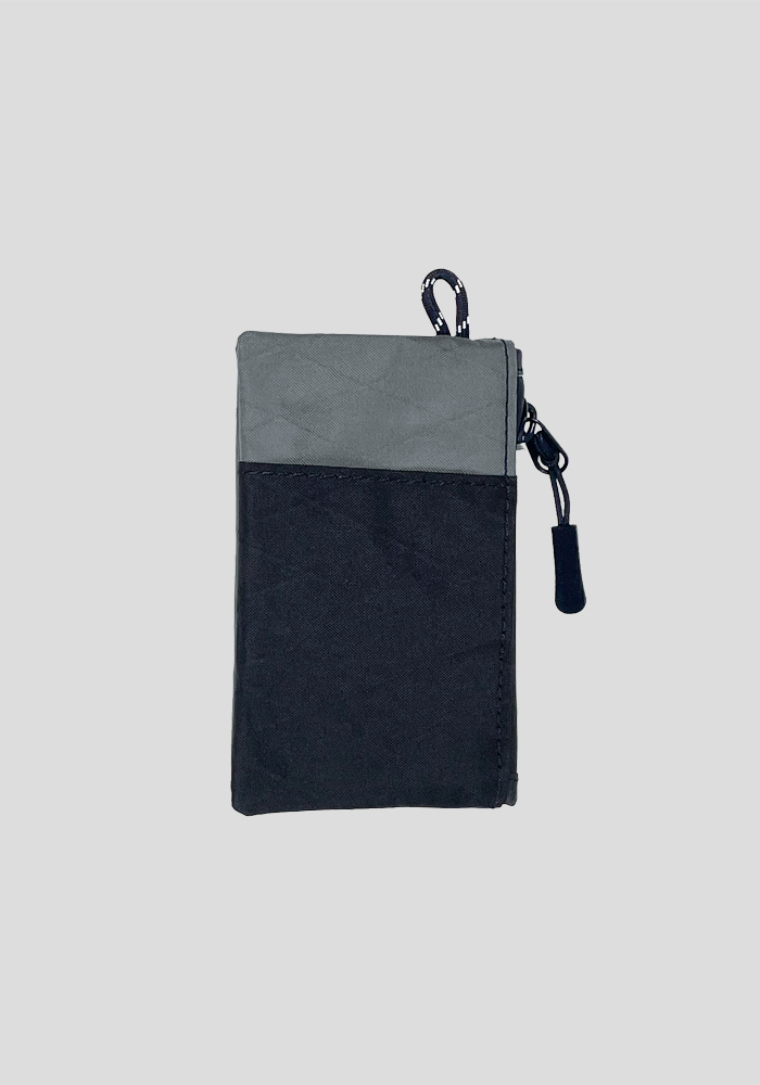Ultra light mini wallet in grey - Image 3