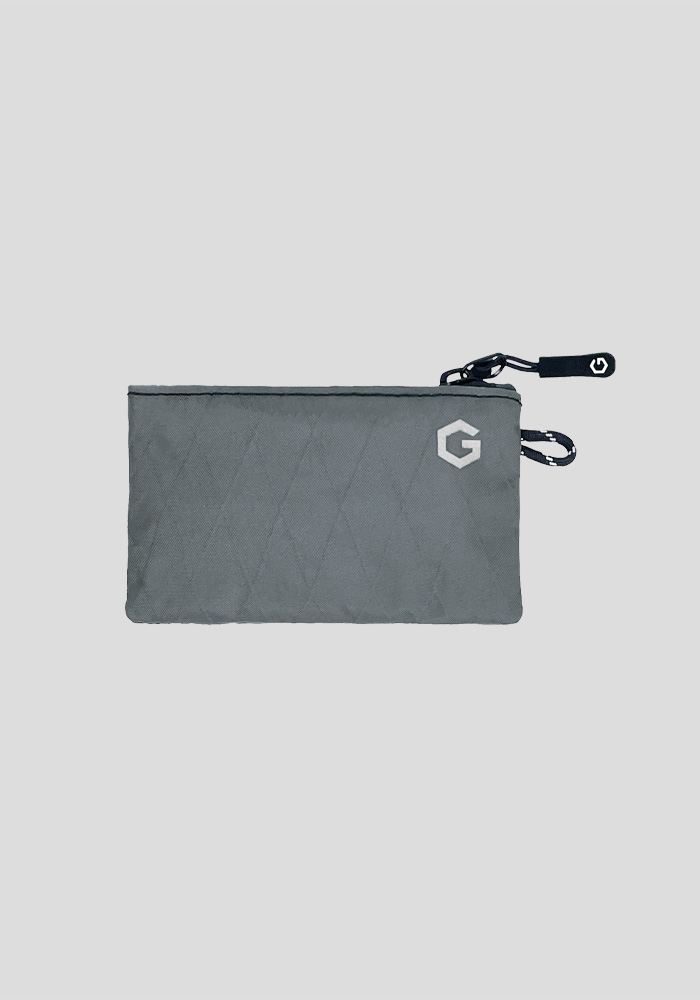 Ultra light mini wallet in grey - Image 2