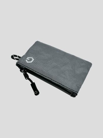 Ultra light mini wallet in grey